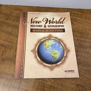 A Beka New World History & Geography Maps & Activities Student Text 4th Edition